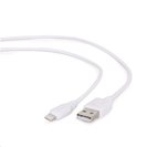 CABLEXPERT Kabel USB 2.0 Lightning (IP5 a vyšší) nabíjecí a synchronizační kabel, 2m, bílý