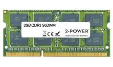2-Power 2GB PC3-10600S 1333MHz DDR3 CL9 SoDIMM 1Rx8 (DOŽIVOTNÍ ZÁRUKA)