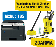 AKCE Konica Minolta Bizhub 185 + Kärcher vysokotlaký čistič K 3 Full control Home