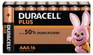 Duracell MN2400B16 Duracell Plus AAA 16 Pack