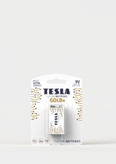 Tesla 9V GOLD+ alkalická (6LR61), 1 ks, ND