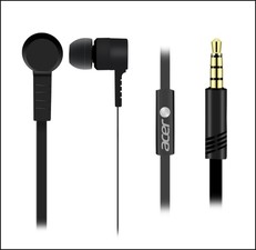 Acer sluchátka do uší, 10mm, citlivost 93db±5db, frekvence 20Hz - 20kHz, černé, retailové balení