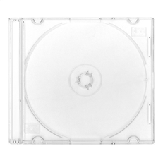 BOX FOR CD SLIM CASE 5,2MM CLEAR FROSTED 44844