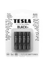 Tesla AAA BLACK+ alkalická, 4 ks