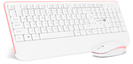 CONNECT IT Combo bezdrátová bílo-růžová klávesnice + myš, (+1x AAA +1x AA baterie zdarma), CZ + SK layout