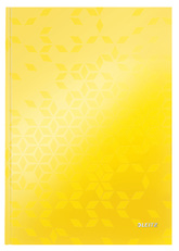 LEITZ Zápisník  WOW, A4, linka, žlutá