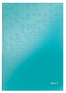LEITZ Zápisník  WOW, A4, linka, ledově modrá