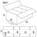 Klopová krabice, velikost 1, FEVCO 0201, 220 x 80 x 160 mm