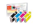 PEACH kompatibilní cartridge Epson T0895 MultiPack 1x Black, Cyan, Magenta, Yellow, 1x8,4 ml, 3x7,2 ml