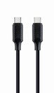 CABLEXPERT Kabel USB PD (Power Delivery), 60W, Type-C na Type-C kabel (CM/CM), 1,5m, datový a napájecí, černý