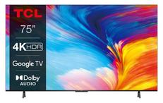 TCL 75P635 TV SMART Google TV LED/191cm/4K UHD/2700 PPI/50Hz/Direct LED/HDR10/DVB-T/T2/C/S/S2/VESA