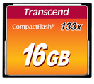 Transcend 16GB CF (133X) paměťová karta (MLC)