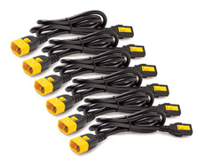 APC Power Cord Kit, ( 6ea) ,Locking,  10A, 100-230V, C13 to C14 1,2m
