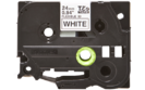 Brother - TZe-FX251,  bílá / černá, 24 mm,  s flexibilní páskou