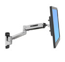 ERGOTRON LX Sit-Stand Wall Mount LCD Arm, Polished - flexibilní nástěnný držák pro minitory max. 42"