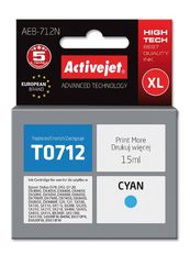 ActiveJet inkoust Epson T0712 D78/DX6000/DX6050 Cyan, 15 ml     AEB-712