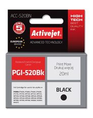 ActiveJet inkoust Canon PGI-520Black (WITH CHIP)     ACC-520Bk