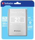 VERBATIM Store´n´ Go 2,5" 2TB USB 3.0 stříbrný