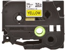 Brother - TZe-FX661,  žlutá / černá, 36 mm,  s flexibilní páskou