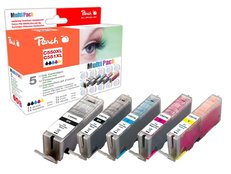 PEACH kompatibilní cartridge Canon PGI-550/CLI-551 MultiPack, 2xBlack, Cyan, Magenta, Yellow, 23ml, 4x13ml